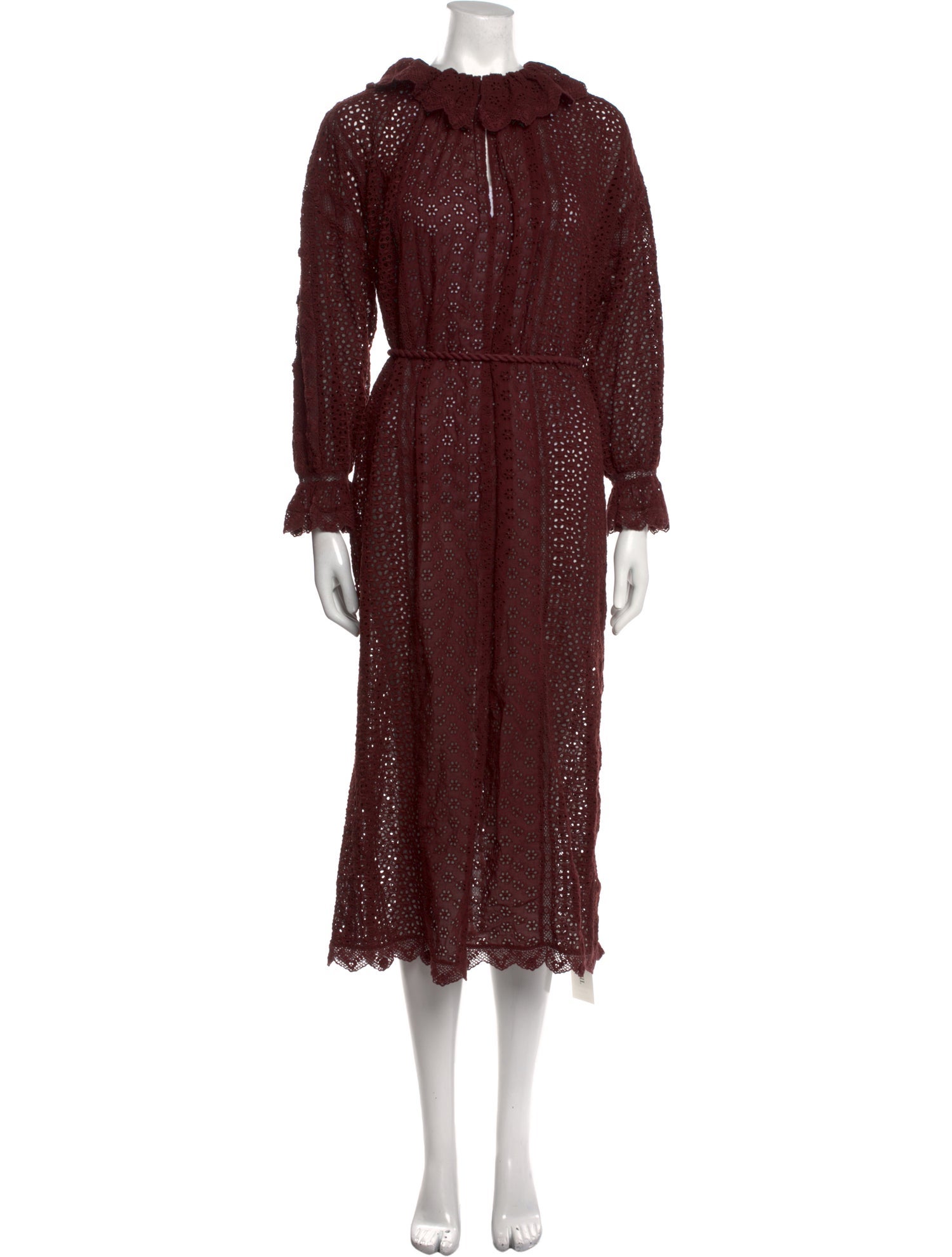 DÔEN Mock Neck Long Dress